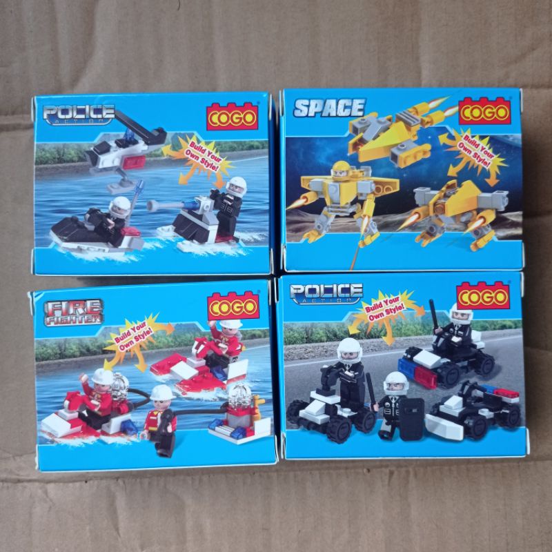 MAINAN BRICK COGO KENDARAAN plus ORANG 4600