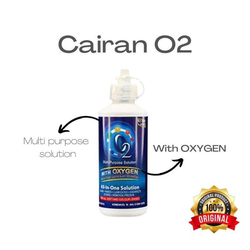 CAIRAN PEMBERSIH SOFTLENS AIR O2 160 ML