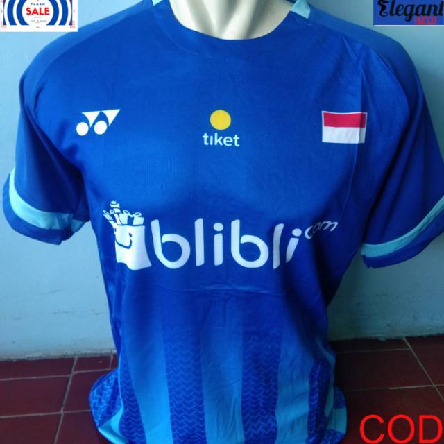 New Jersey Badminton biru benhur