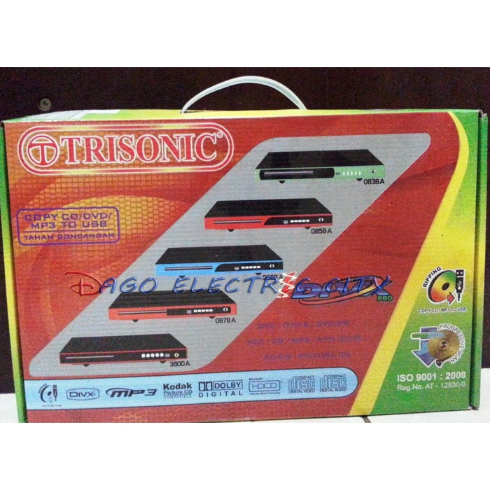 DVD Player Trisonic Anti Goncangan