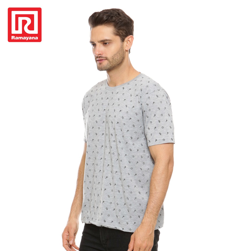 Download Ramayana - RAF TShirt Print Lengan Pendek Rf155 Abu Misty | Shopee Indonesia