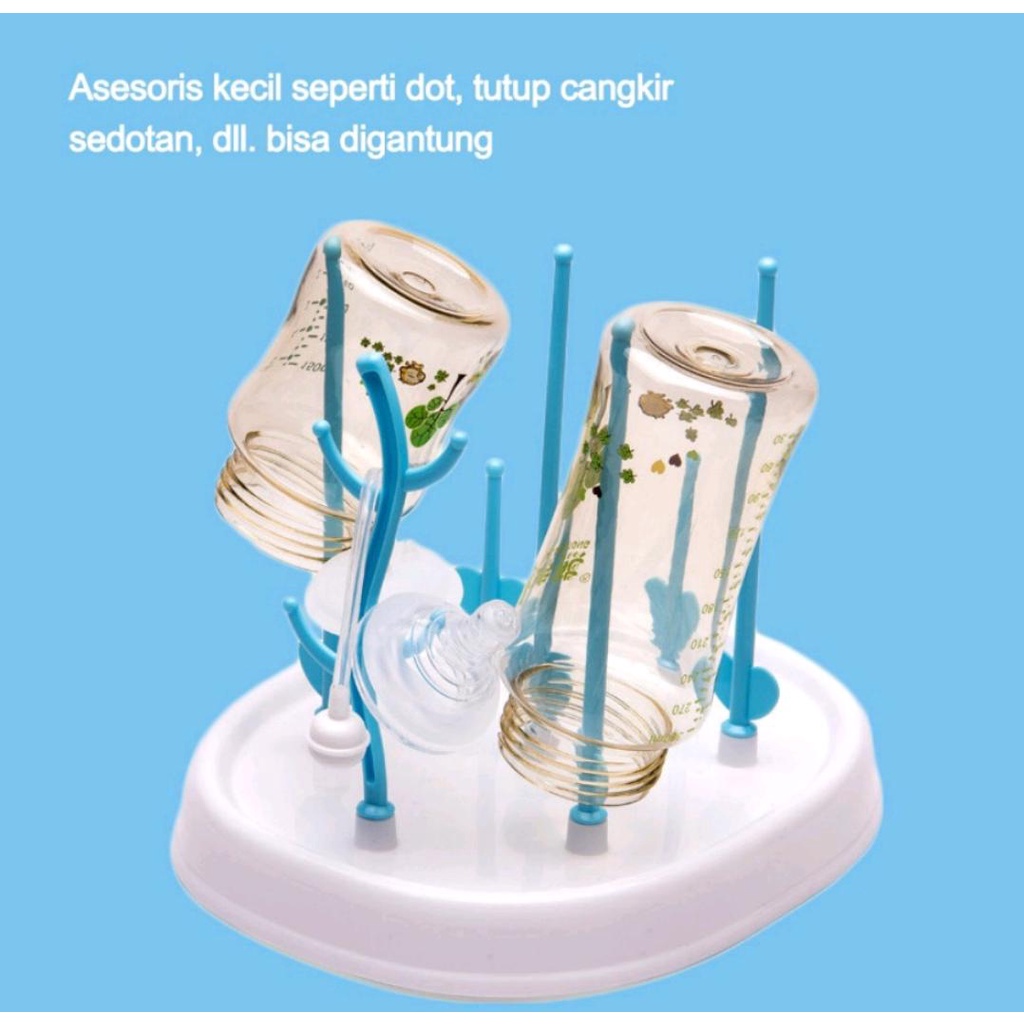 Drying Rack / Rak Pengering Botol Susu Bayi / Rak Tirisan Botol Susu