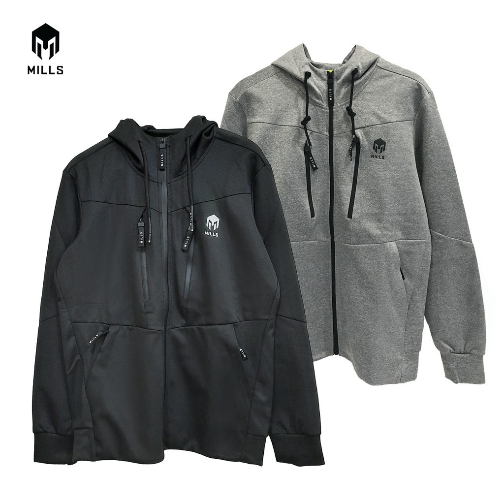 MILLS Jaket Olahraga Thunder 2.0 8010 Grey Black Original