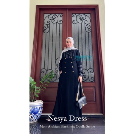 NESYA DRESS BY MAREVI GAMIS TERBARU ABAYA