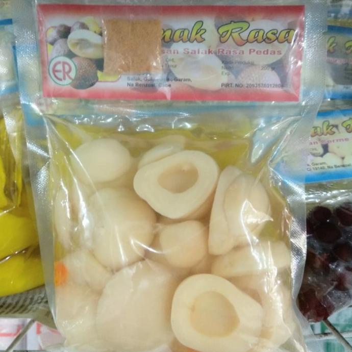 

manisan salak pedas basah enak rasa