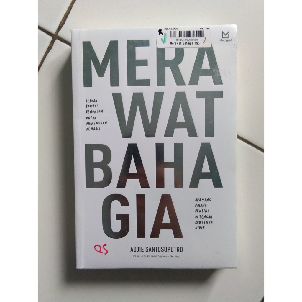BUKU NOVEL MERAWAT BAHAGIA