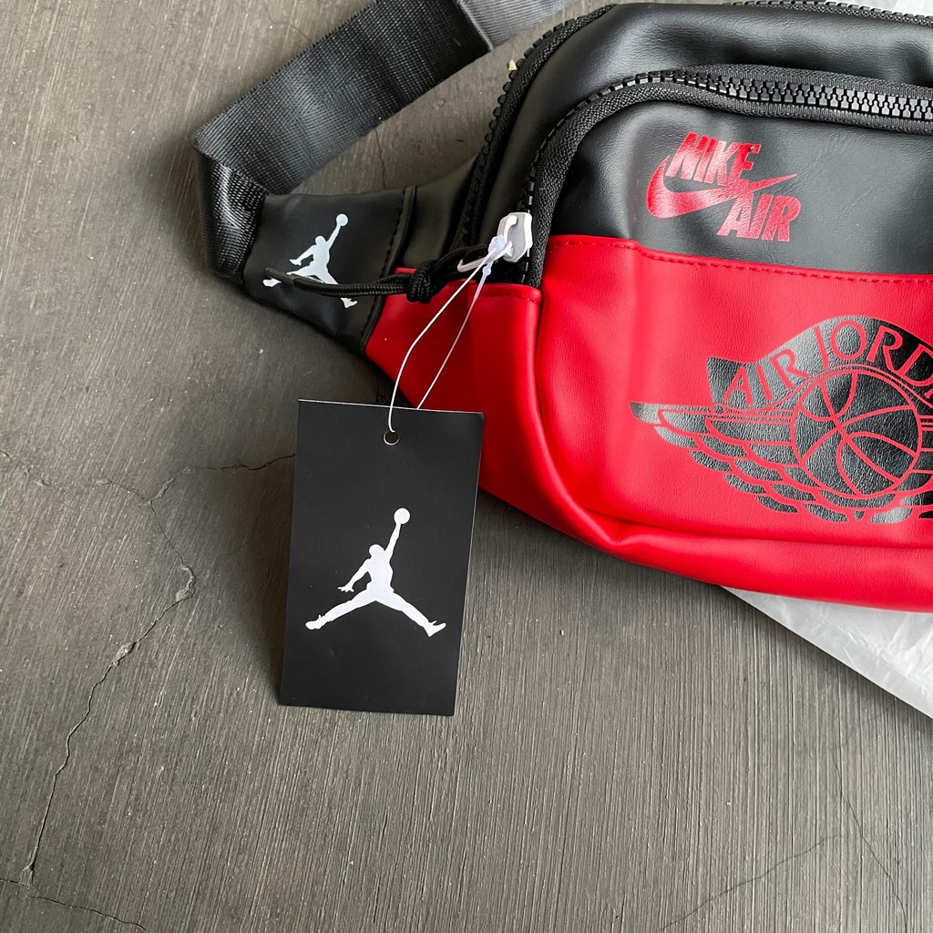 Waistbag Jordan Wings Festival / Tas Nike Jordan Tas Pria Wanita Tas Selempang Kulit