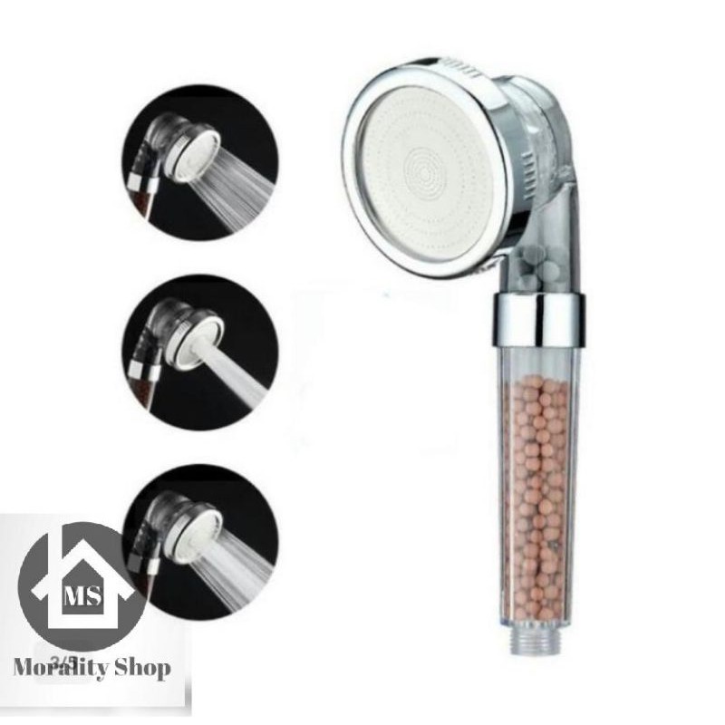 KEPALA Super shower ion 3in1 spa health crystal S17 - Head super filter shower Murah 3 in 1 B50