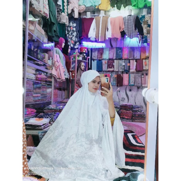 Mukena Jingga scarves