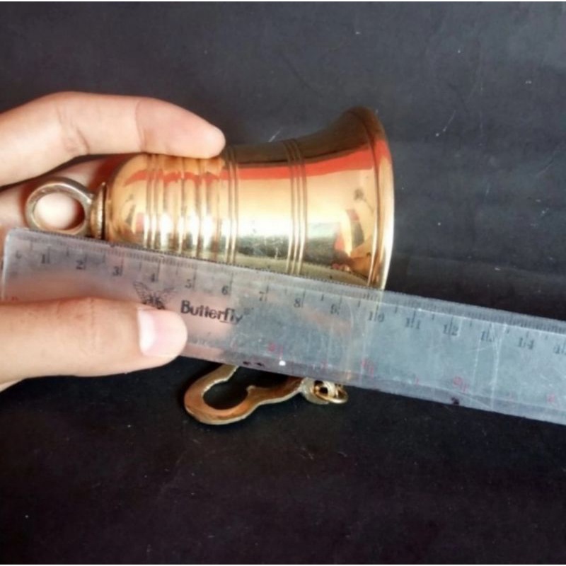 Bel Pintu / Bel Lonceng Kerucut Kuningan Polished brass / Door bell