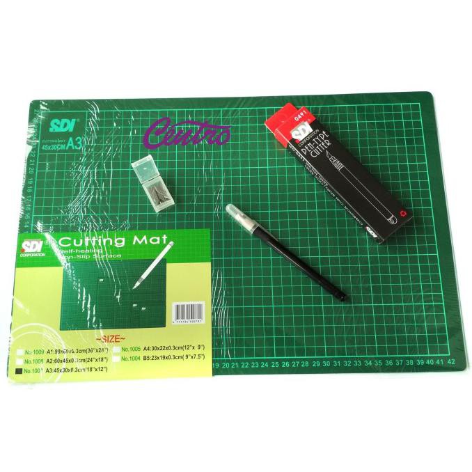 

Buruan Serbu] Paket Sdi Cutting Mat A3 + Pen Cutter 0491