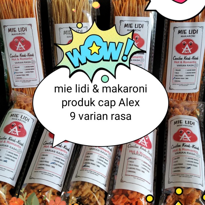 

4eh Mie Lidi/Makaroni Paket Reseller 60Jhh