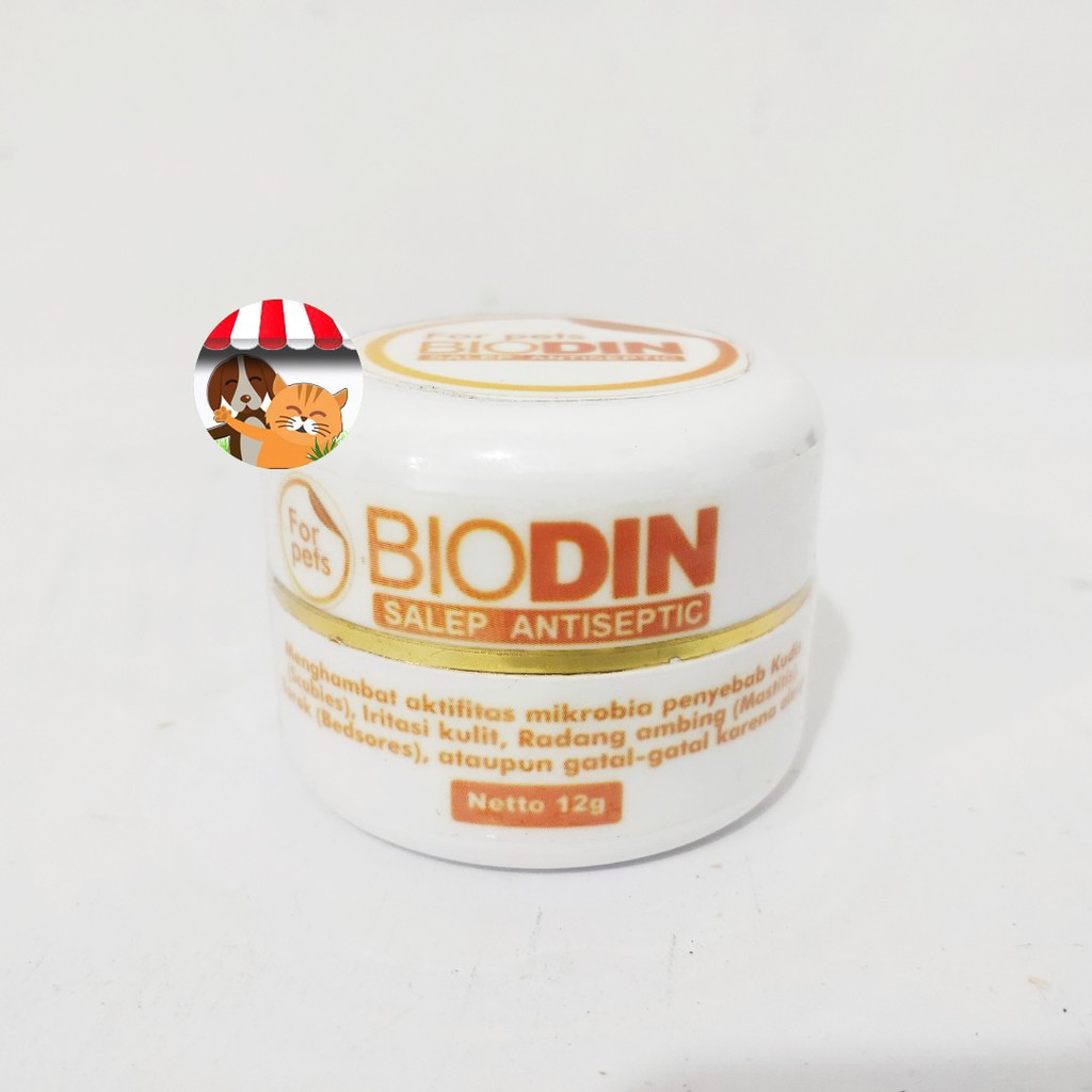 Biodin Obat Salep Scabies Demodex Luka Borok Jamur Kucing Anjing Hewan