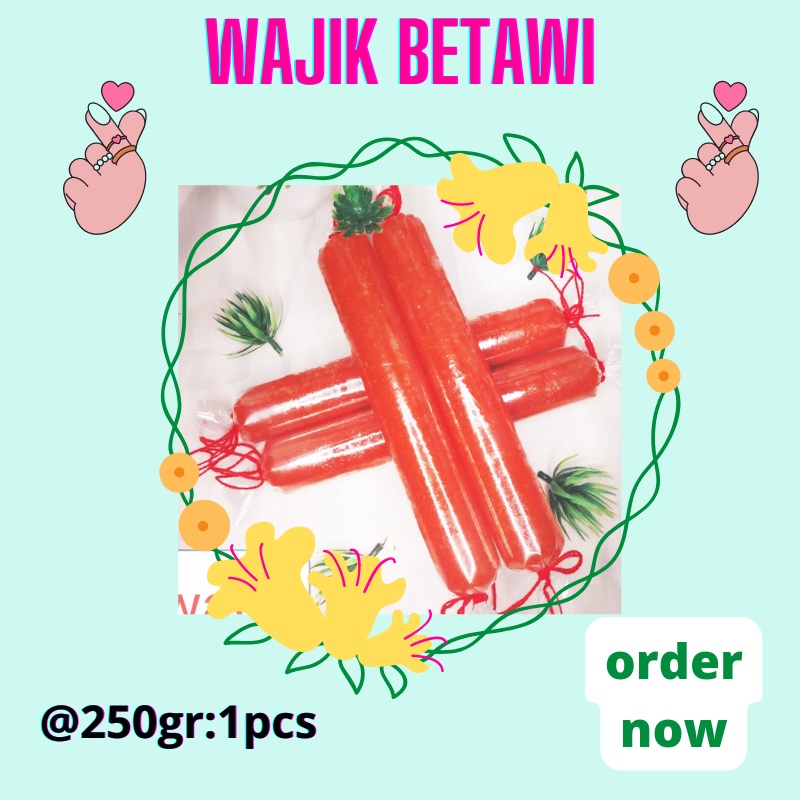 

WAJIK KHAS BETAWI DODOL BETAWI@250gr 1pcs Asli Bekasi