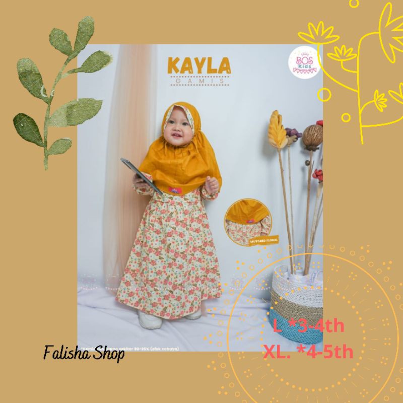Set gamis anak Kayla Boskids