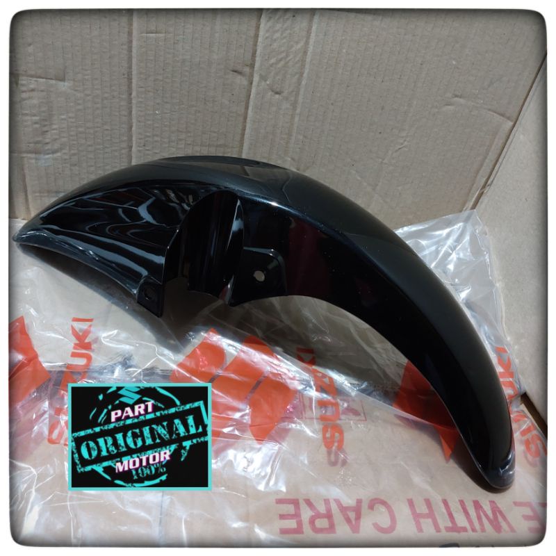 Spakbor depan satria fu karbu hitam 2006-2015 ori SGP