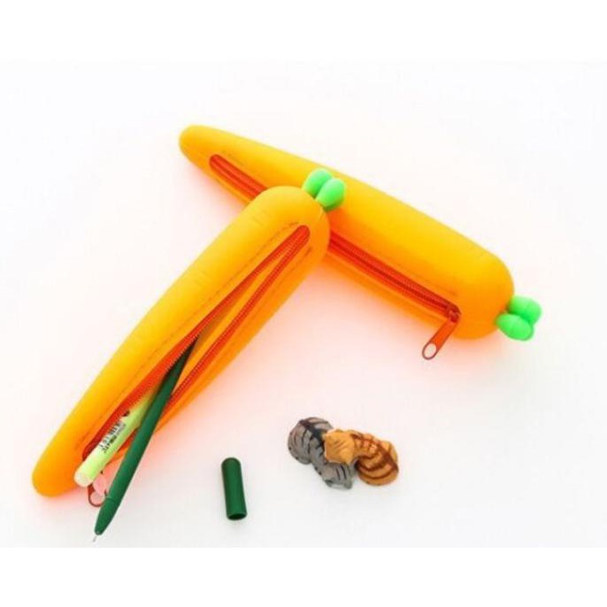

TEMPAT PENSIL SILIKON WORTEL CARROT PENCIL CASE 1219-18