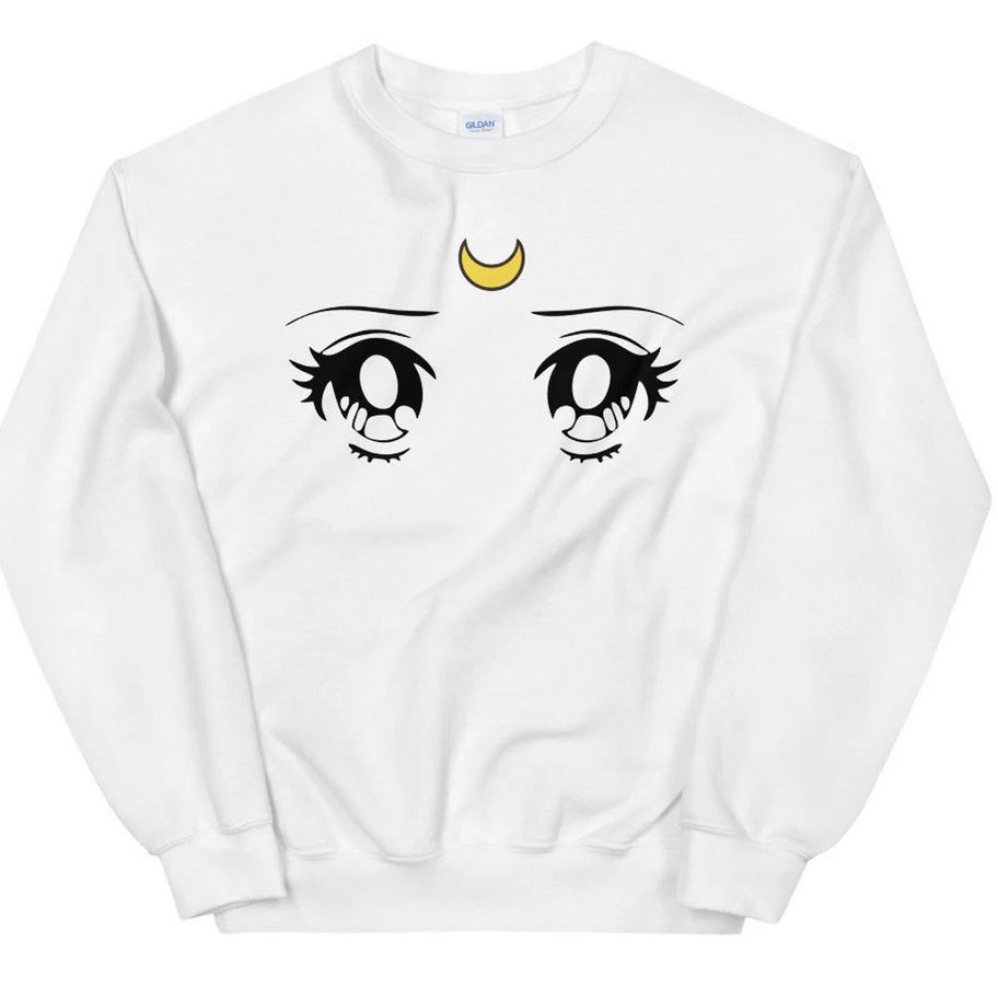 Sweater Crewneck Sailormoon Eyes Anime Manga Premium Unisex