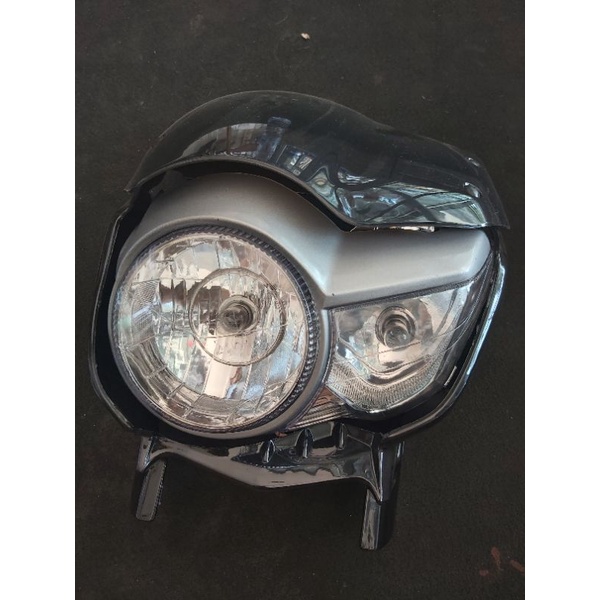 reflektor lampu set tiger pc merk narita set dengan visornya pnp tiger