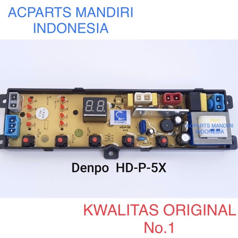 DENPOO DWF-093HT 5 tombol modul pcb mesin cuci Top Loading