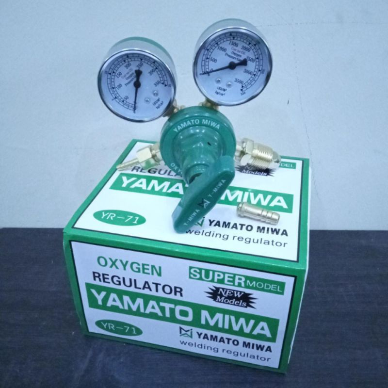 Jual YAMATO Regulator Las Oxygen YAMATO MIWA YR71 Regulator Las