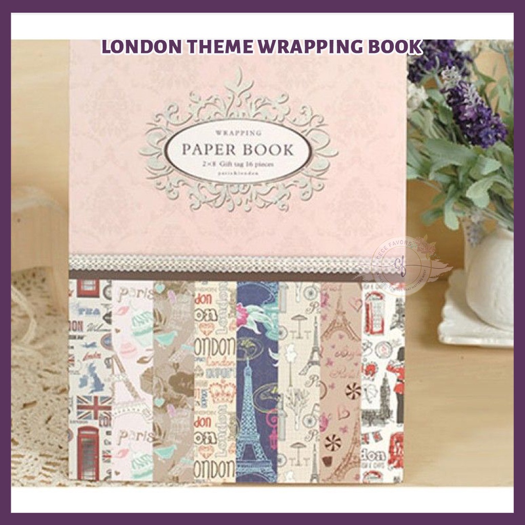 

Kertas Kado Wrapping Paper London Theme Wrapping Book