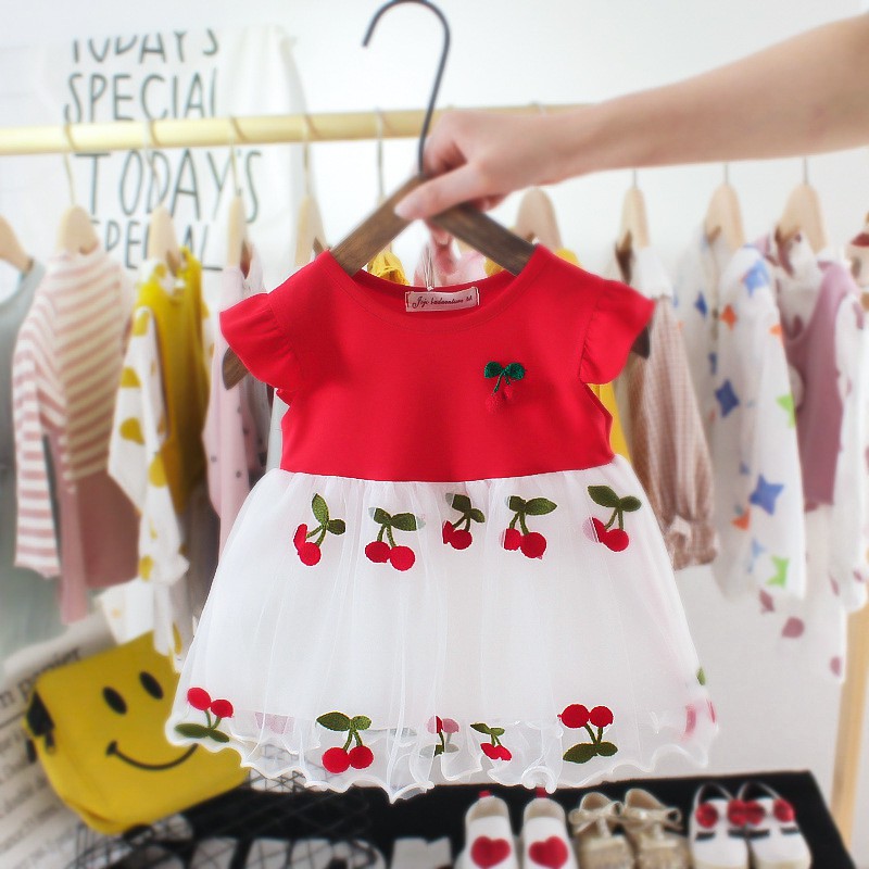 Dress Tutu Bayi 648 Dress Bayi Newborn Cherry Import