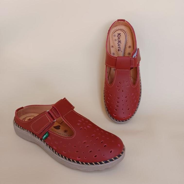 sandal selop kickers wanita big size jumbo. sl btg 09 {Tc31au22g}