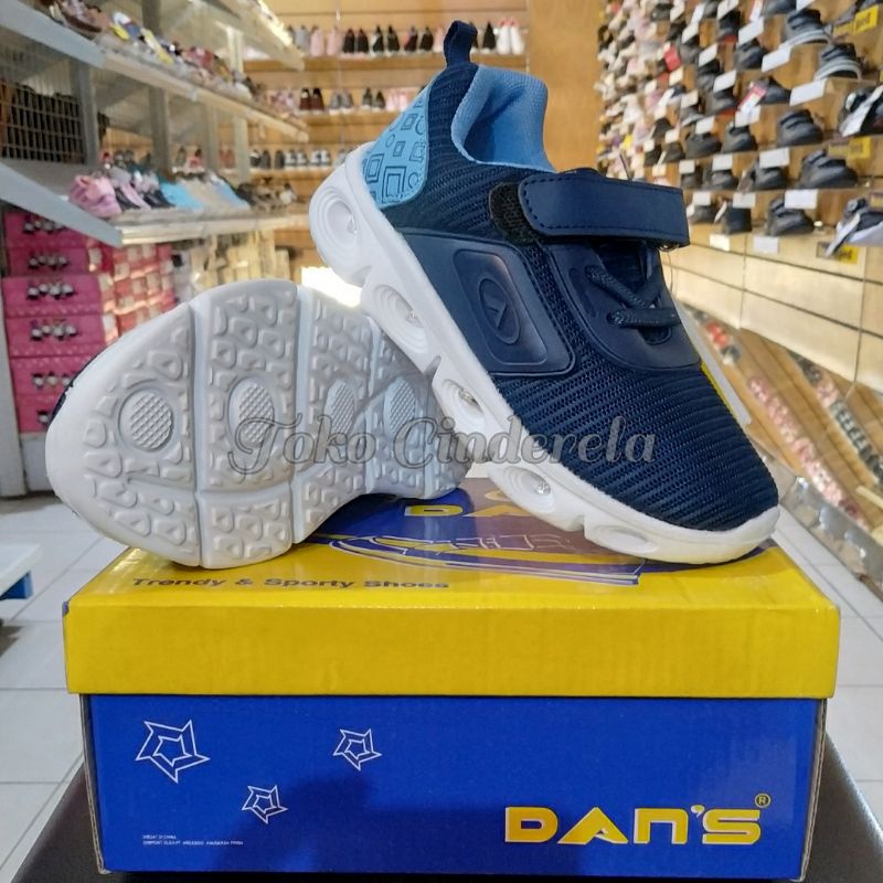 sepatu fashion nyala anak laki-laki Dans landra