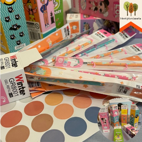 

Refill Pen Gel Motif Kartun Unik Viral Isi Ulang Pulpen 20pcs Refill Pulpen Gel Refill Ballpoint Gel (20pcs)