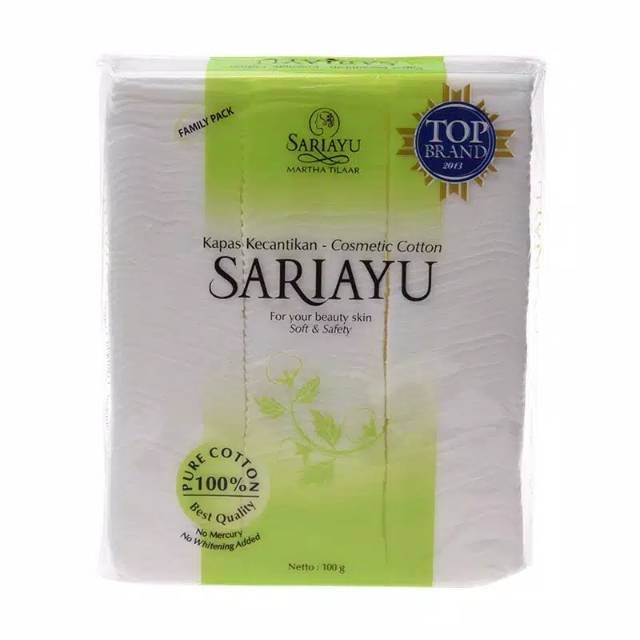 KAPAS SARI AYU 100GR BESAR / KAPAS KECANTIKAN / KAPAS WAJAH / BEAUTY COTTON