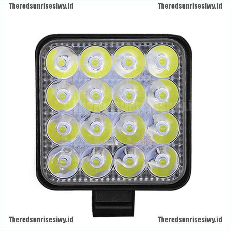 Xz Lampu Sorot 16 LED 48W 12V / 24V untuk Fog Lamp Mobil / ATV / Off-Road