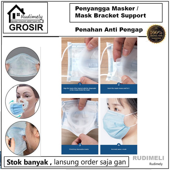 Penyangga Masker / Mask Bracket Support Penahan Anti Pengap anti embun