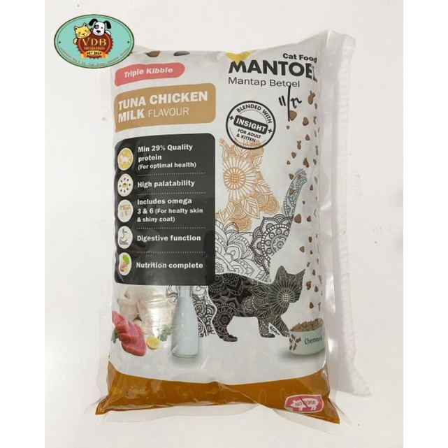 Makanan Kucing Mantoel 1 Kg