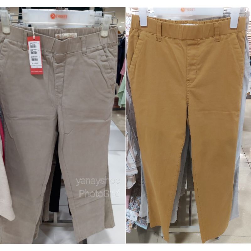 Celana panjang wanita triset original [9warna]