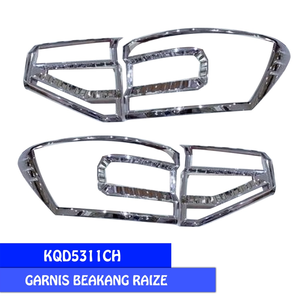 Paket Garnish Garnis Depan Belakang Toyota Raize Daihatsu Rocky 2021