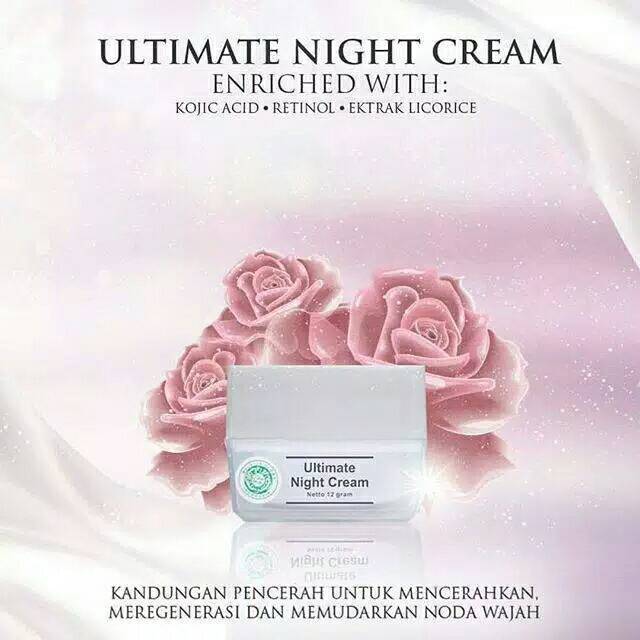 Ms glow ultimate night cream flek / krim malam flek #msglow