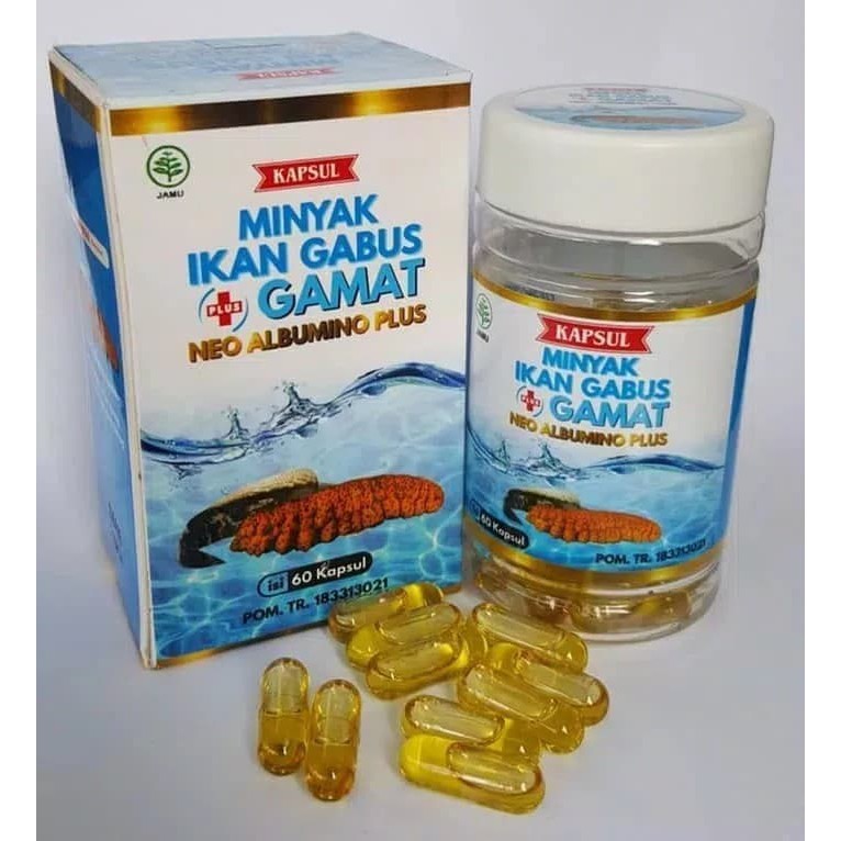 Neo Albumino Plus Kapsul Minyak Ikan Gabus Plus Gamat Izin Pom Tr Indonesia
