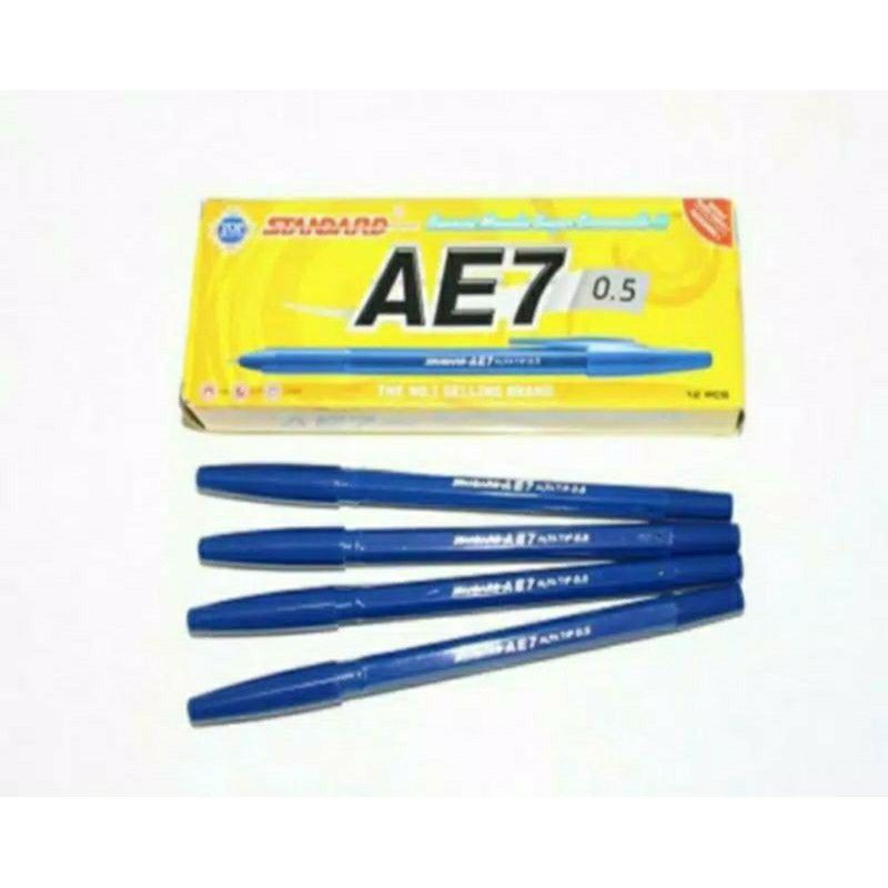 

Standard AE7 0.5mm pulpen pena biru Termurah terbaik