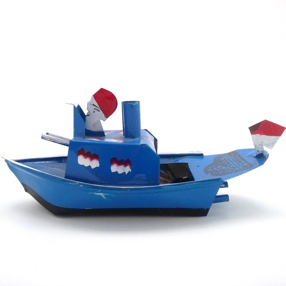 Mainan Tradisional Kapal Otok Otok - 15x6x6 cm