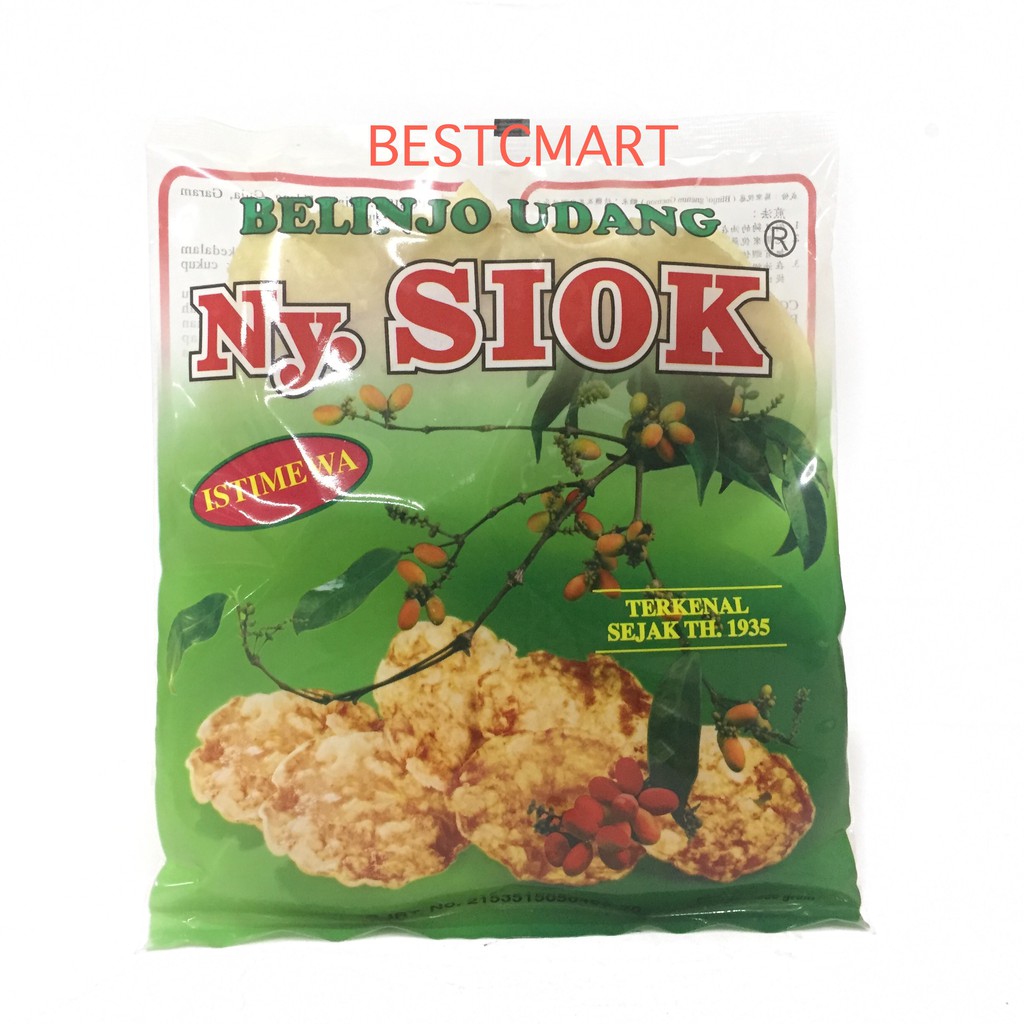 

NY. SIOK BELINJO UDANG (EMPING) 200GR