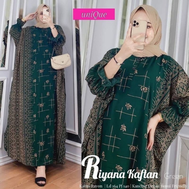 COD - Asmiranda Maxy Gamis Muslim Aurora Dress Shakila Aksen Renda Brukat Import Ld  110 Fit S - XL ( Free Bros ) Fashion Maxi Wanita Pesta Kondangan Modern Termurah Terlaris-KAFTAN RIYANA HIJAU