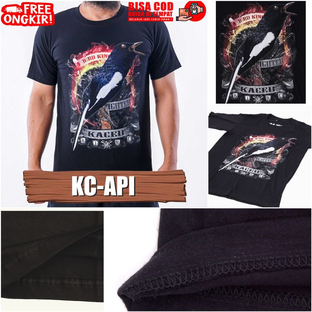 Jual KC-API, Kaos Kacer, Baju Kacer , Kaos Burung, Baju Burung, Kaos