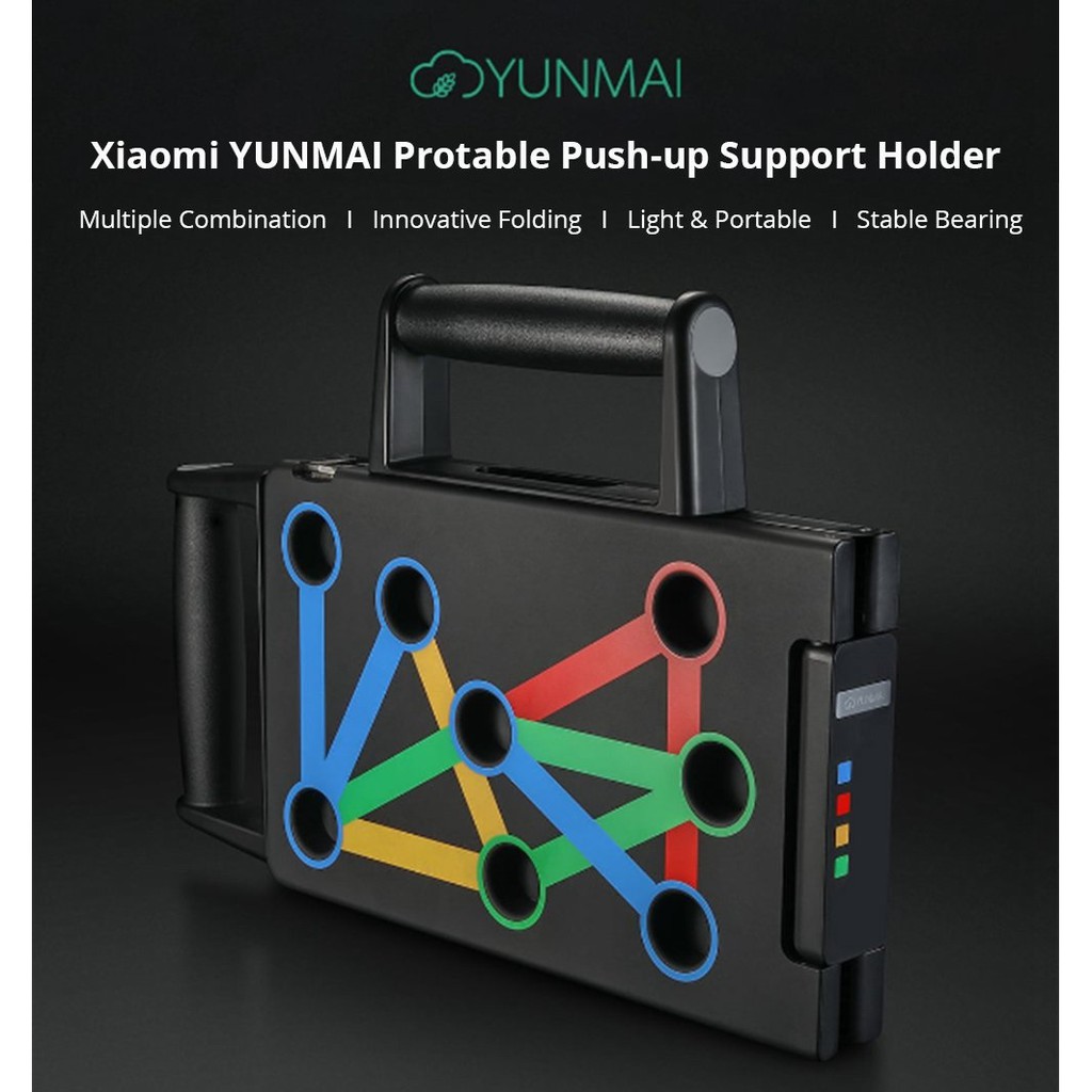 XIAOMI YUNMAI Portable Push-Up Holder Folding Board - Alat Bantu Papan Push Up dari YUNMAI
