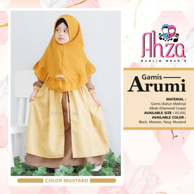 Gamis Arumi Gamis ahza Gamis bayi Gamis anak perempuan
