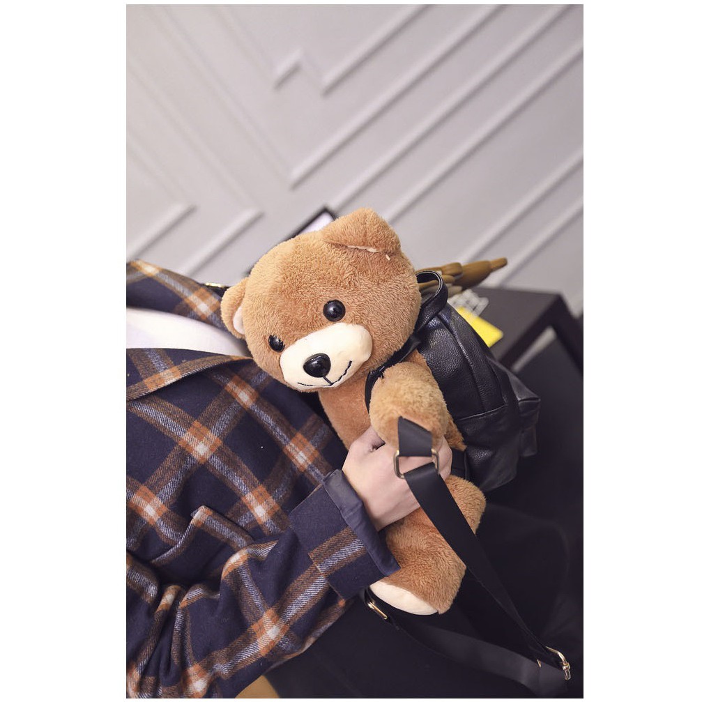 [LOGU] Tas beruang, Tas boneka 3D, Tas couple ibu dan anak, tas beruang pakai tas-6