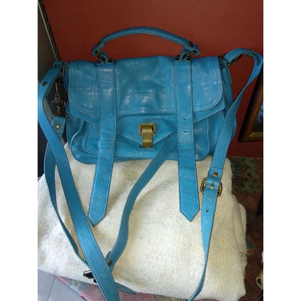 Proenza Schouler Blue Messenger Bag