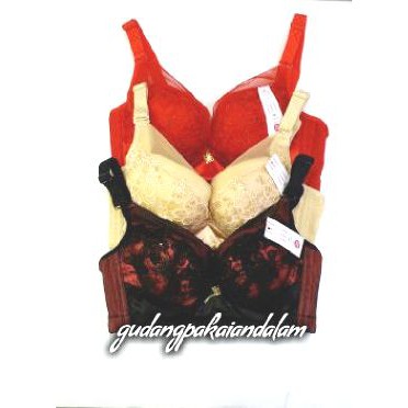 BH (BRA) WANITA CUP C BUSA SEDANG DENGAN KAWAT "KAIT 4" AMOS 16024