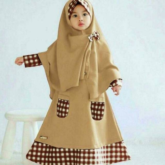 Gamis Anak Kayla Syari Kids dan TERSEDIA warna BARU