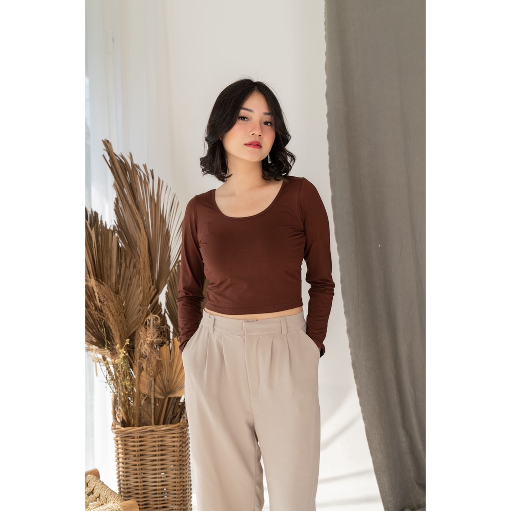 (COD) OH Fashion Lady Crop Top / Atasan Wanita #0481